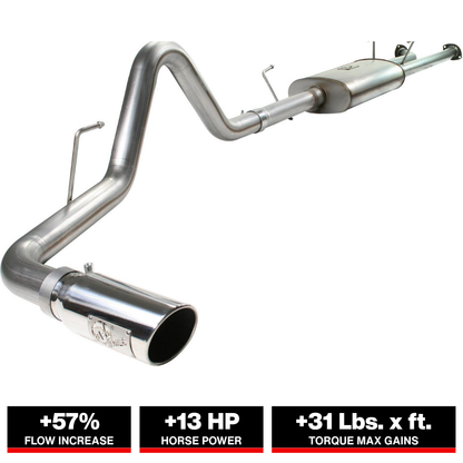 aFe MACH Force-Xp 3in 409 SS Cat-Back Exhaust | Toyota Tundra V8-5.7L (07-09) (49-46006-P)