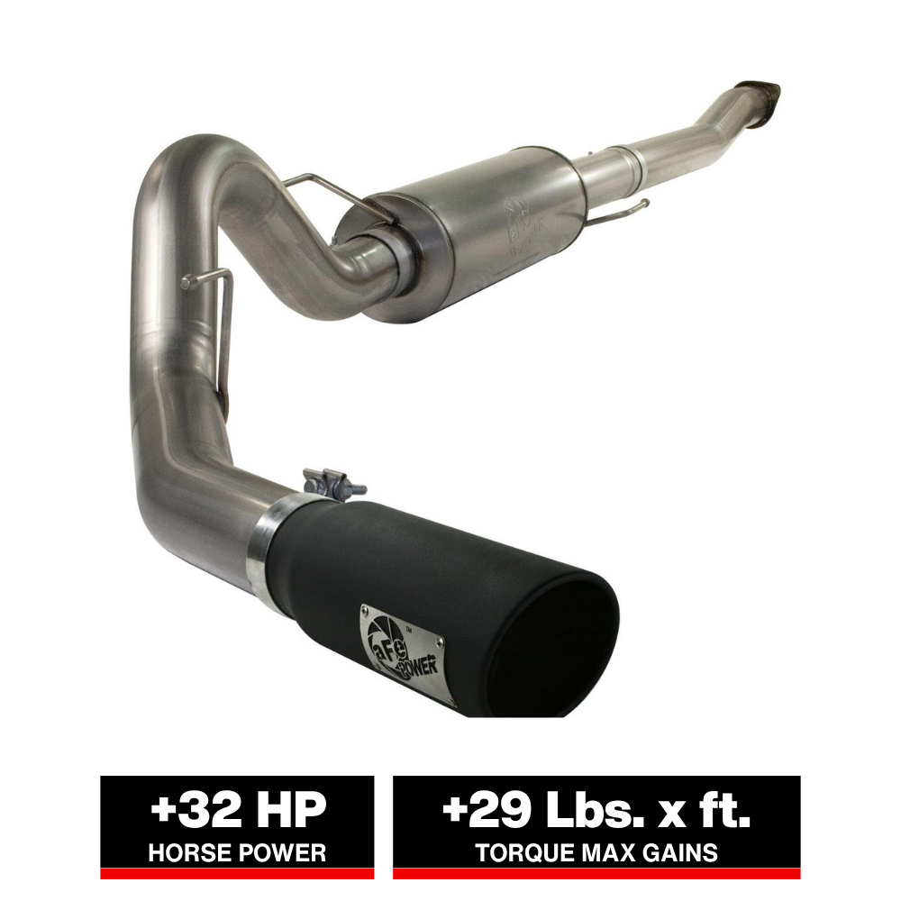 aFe MACH Force-Xp 4in SS Cat-Back Exhaust | Ford F-150 V6 3.5L (11-14) (49-43041-B)