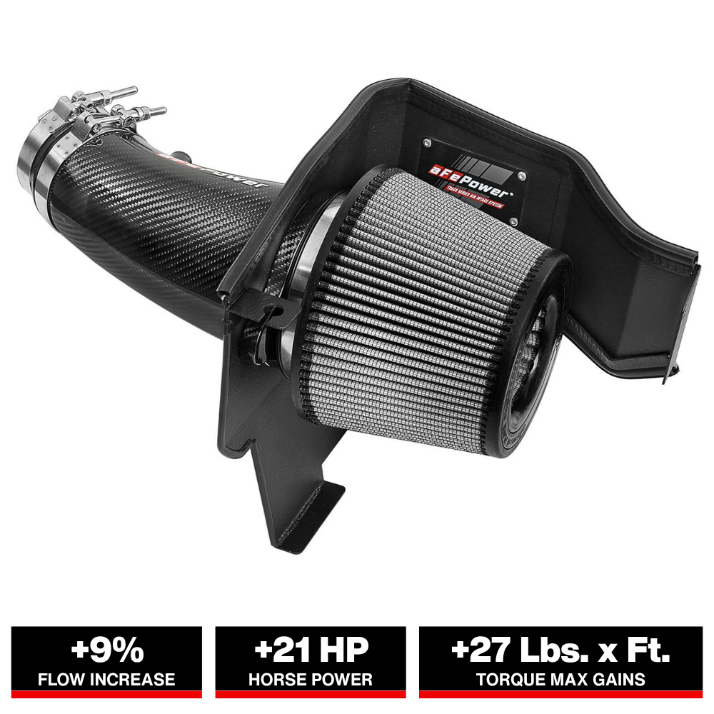 aFe Power Carbon Fiber Stage 2 Pro Dry S Intake | Dodge Challenger/Charger V8 (11-18) (51-12172-C)