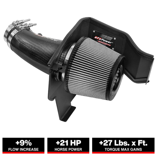 aFe Power Carbon Fiber Stage 2 Pro Dry S Intake | Dodge Challenger/Charger V8 (11-18) (51-12172-C)