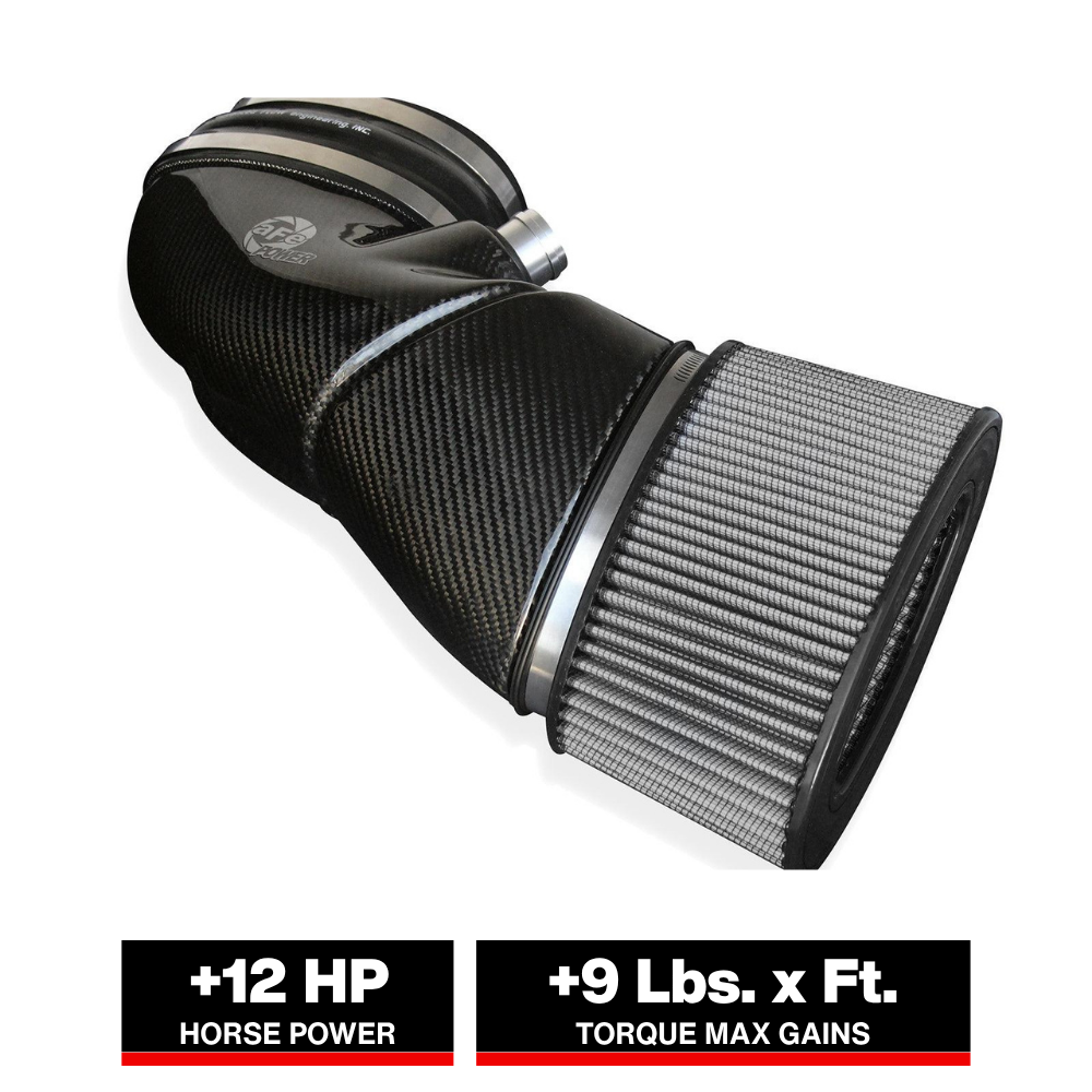 aFe Black Series Stage-2 Carbon Fiber Cold Air Intake | BMW M3 (08-13) E9X V8 (51-31662-C)