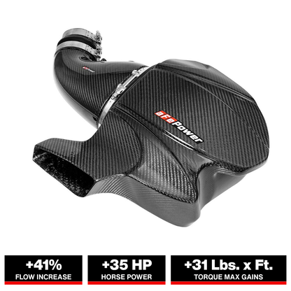 aFe Black Series Carbon Fiber Cold Air Intake | Jeep Grand Cherokee SRT8 (12-19) (58-10001D)