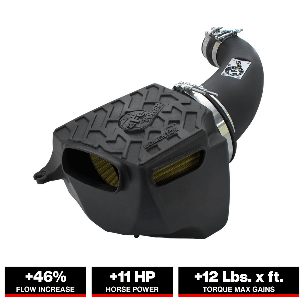 aFe Momentum GT Pro GUARD 7 Cold Air Intake System | Jeep Wrangler (07-11) (JK) V6-3.8L (75-76203)