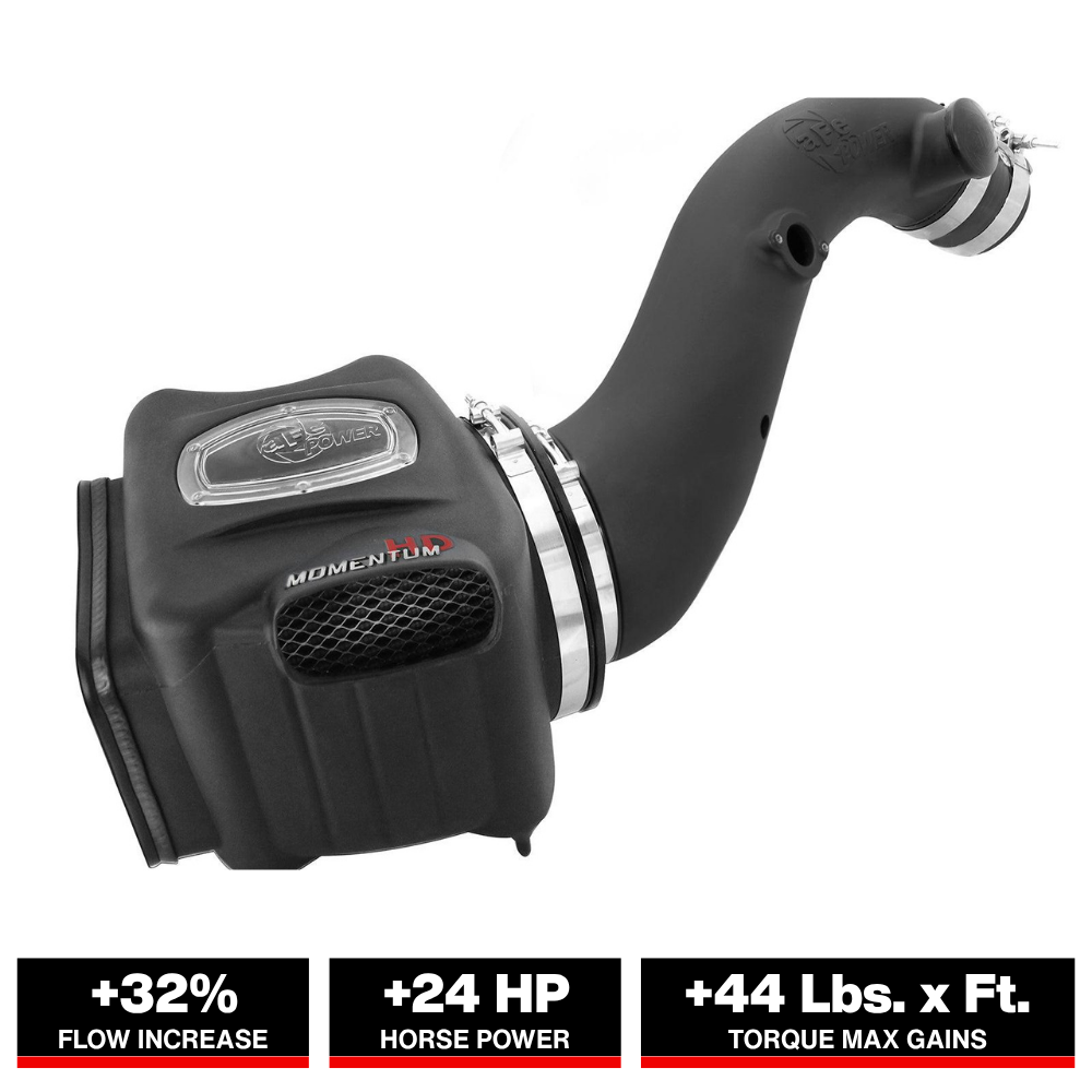 aFe Momentum HD PRO Dry S Stage-2 Si Intake GM V8-6.6L LB7 (01-04) (51-74001) | Silverado/Sierra