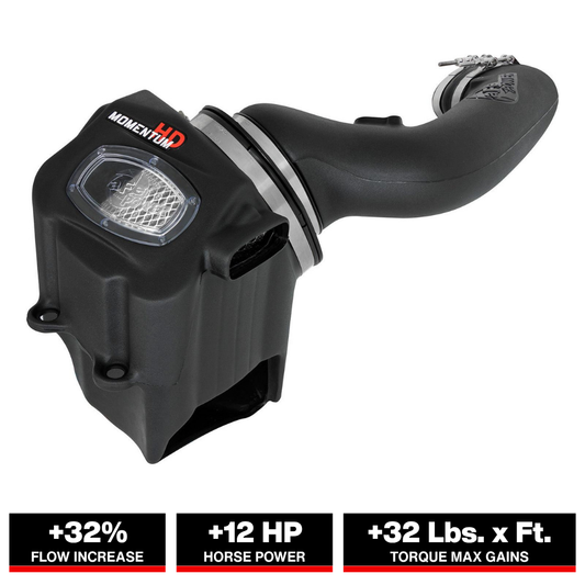 aFe Momentum HD Cold Air Intake System w/ Pro DRY S Filter | Ford Diesel Trucks V8 6.7L (51-73006)