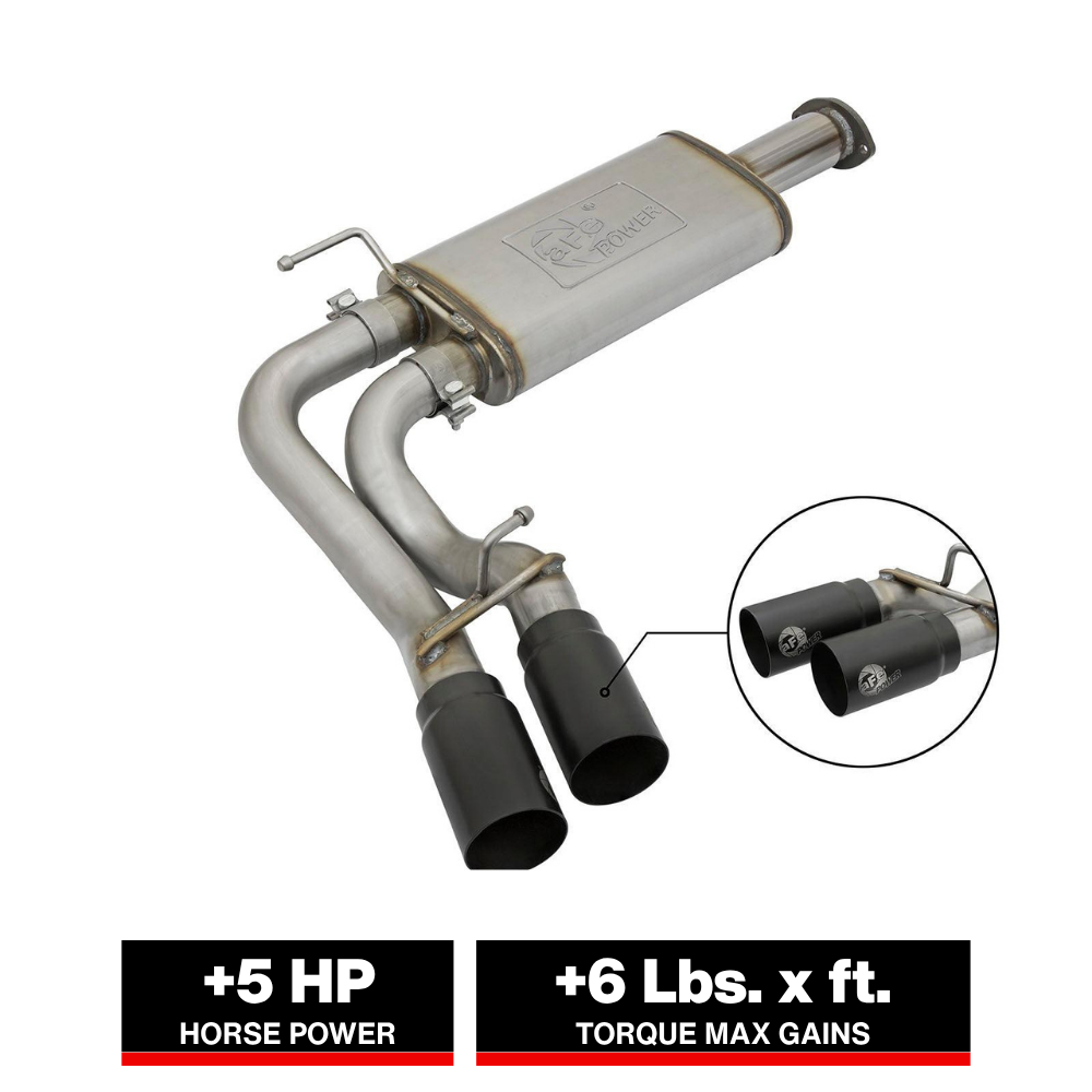 aFe Rebel Series 3in 409SS Cat-Back Exhaust | Toyota Tacoma V6-3.5L (16) (49-46032-B)