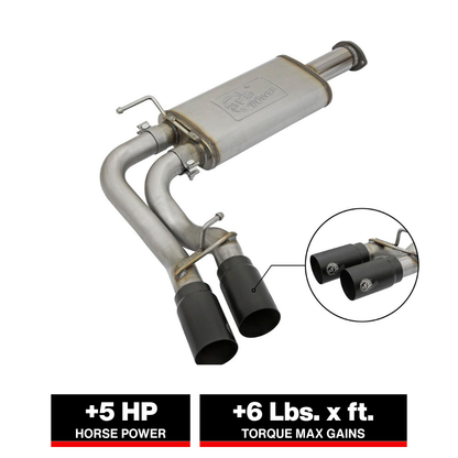 aFe Rebel Series 3in 409SS Cat-Back Exhaust | Toyota Tacoma V6-3.5L (16) (49-46032-B)