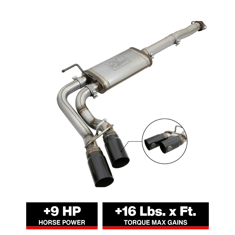 aFe Rebel Series 3in 409SS Cat-Back Exhaust | Toyota Tacoma V6-4.0L (05-15) (49-46033-B)