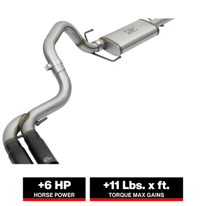 aFe Rebel Series 3in SS Cat-Back Exhaust w/ Mid-Side Exit | FJ Cruiser (07-14) (49-46030-B)