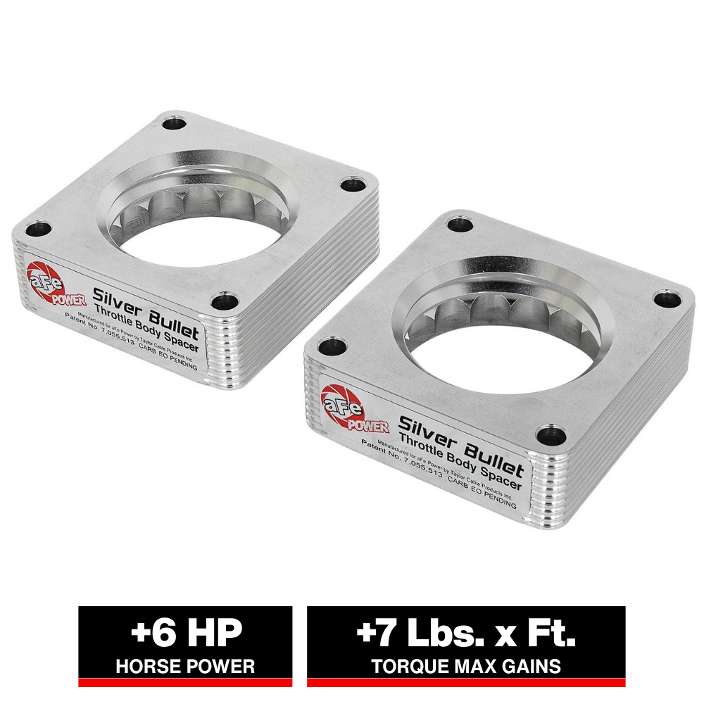 aFe Silver Bullet Throttle Body Spacer Kit | Nissan 370Z (09-18) (46-36007)