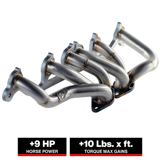 aFe Twisted Steel 409 SS Short Tube Header | Jeep TJ I6-4.0L (00-06) (48-46202)