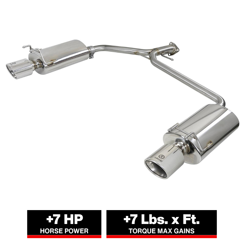aFe Takeda 1-3/4-2-1/4in SS Axle-Back Exhaust | Honda Accord 13-16 2.4L (49-36604)