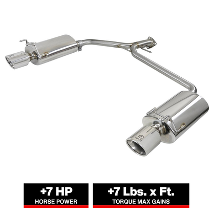 aFe Takeda 1-3/4-2-1/4in SS Axle-Back Exhaust | Honda Accord 13-16 2.4L (49-36604)