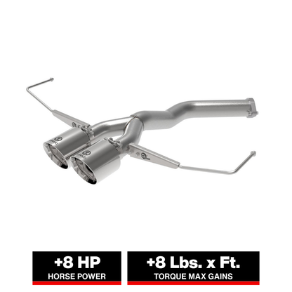 aFe Takeda 3in to 2.5in SS Axle-Back Exhaust | Hyundai Veloster 19-20 (49-37012-P)
