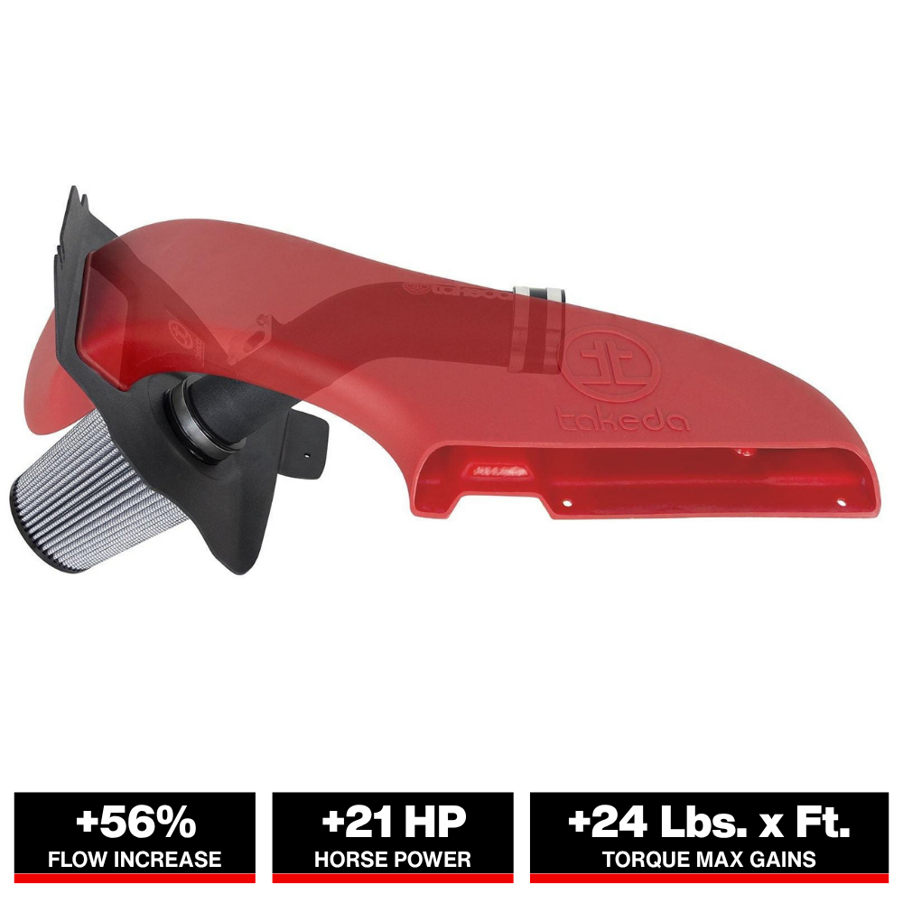 aFe Takeda Stage 2 Pro Dry S Cold Air Intake System | Subaru STI H4-2.5L (15-17) (TA-4306B-D)