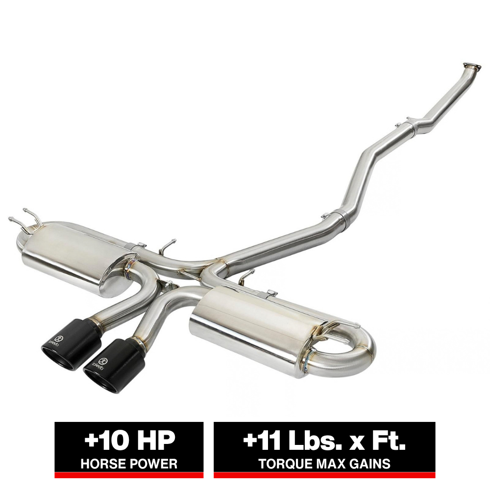 aFe Takeda 3in to 2.5in Cat-Back Exhaust | Honda Civic Si Coupe 17-21 (49-36618-L)
