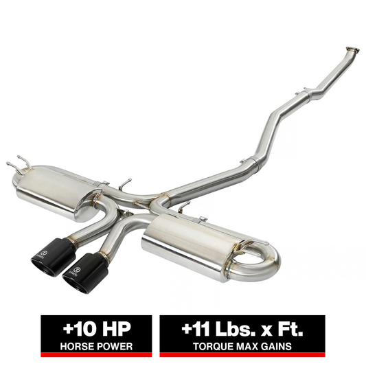 aFe Takeda 3in to 2.5in Cat-Back Exhaust | Honda Civic Si Coupe 17-21 (49-36618-L)