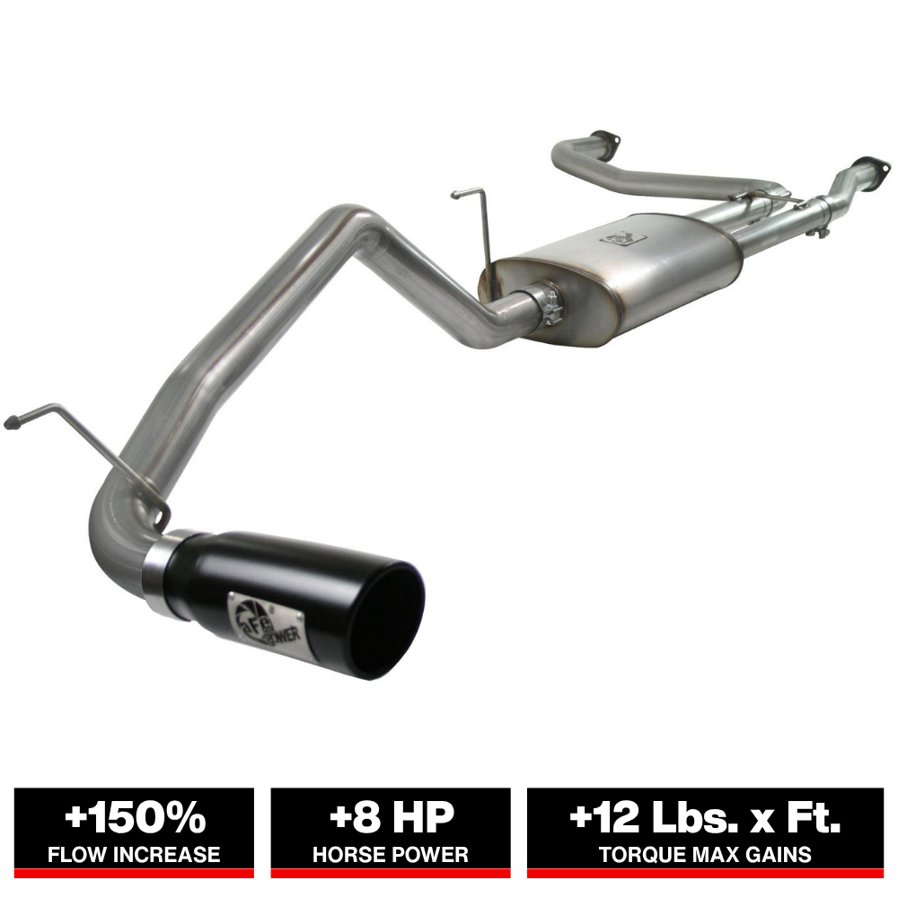 aFe MACH Force-XP 2.5-3in SS Cat-Back Exhaust | Nissan Titan (04-15) (49-46102-B)