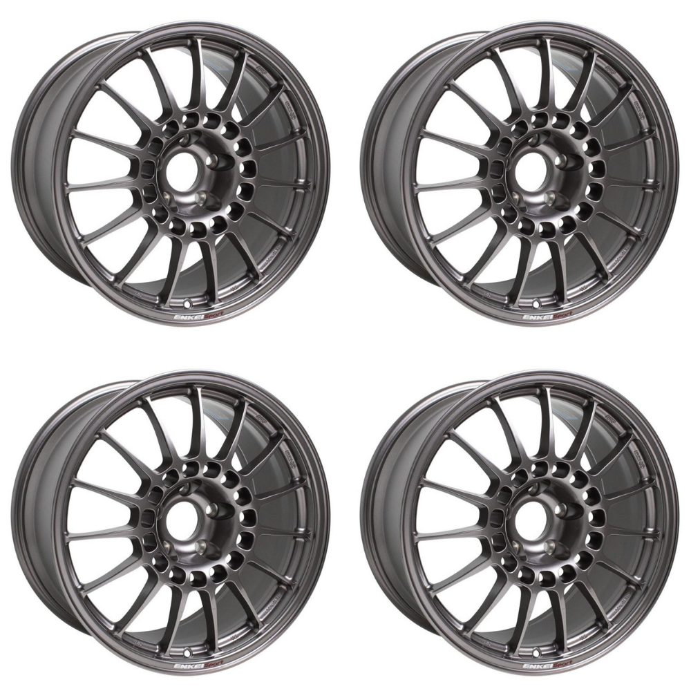 (set of 4) Enkei RCT5 Dark Silver | 18x9" +40mm | 5x114.3mm Wheel
