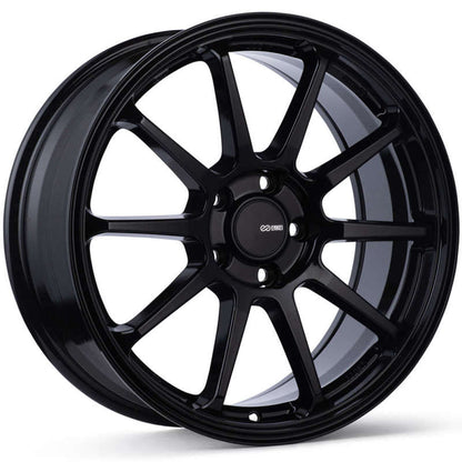 (set of 4) Enkei PX-10 Gloss Black | 19x8" +45mm | 5x112mm Wheels
