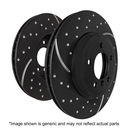 EBC Brakes GD7849 3GD Series Sport Slotted Rotor Set for 19-24 Bronco/Ranger