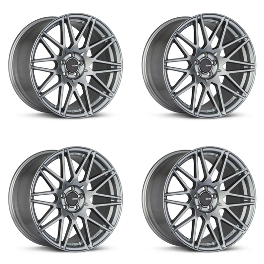 (set of 4) Enkei TMS Storm Gray | 18x8" +35mm | 5x114.3mm Wheels