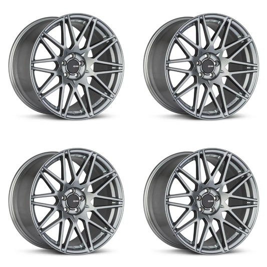(set of 4) Enkei TMS Storm Gray | 18x9.5" +15mm | 5x114.3mm Wheels