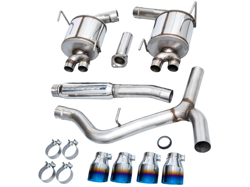 AWE Tuning 22-26 Subaru WRX Touring Edition Exhaust - Vapor Blue Tips