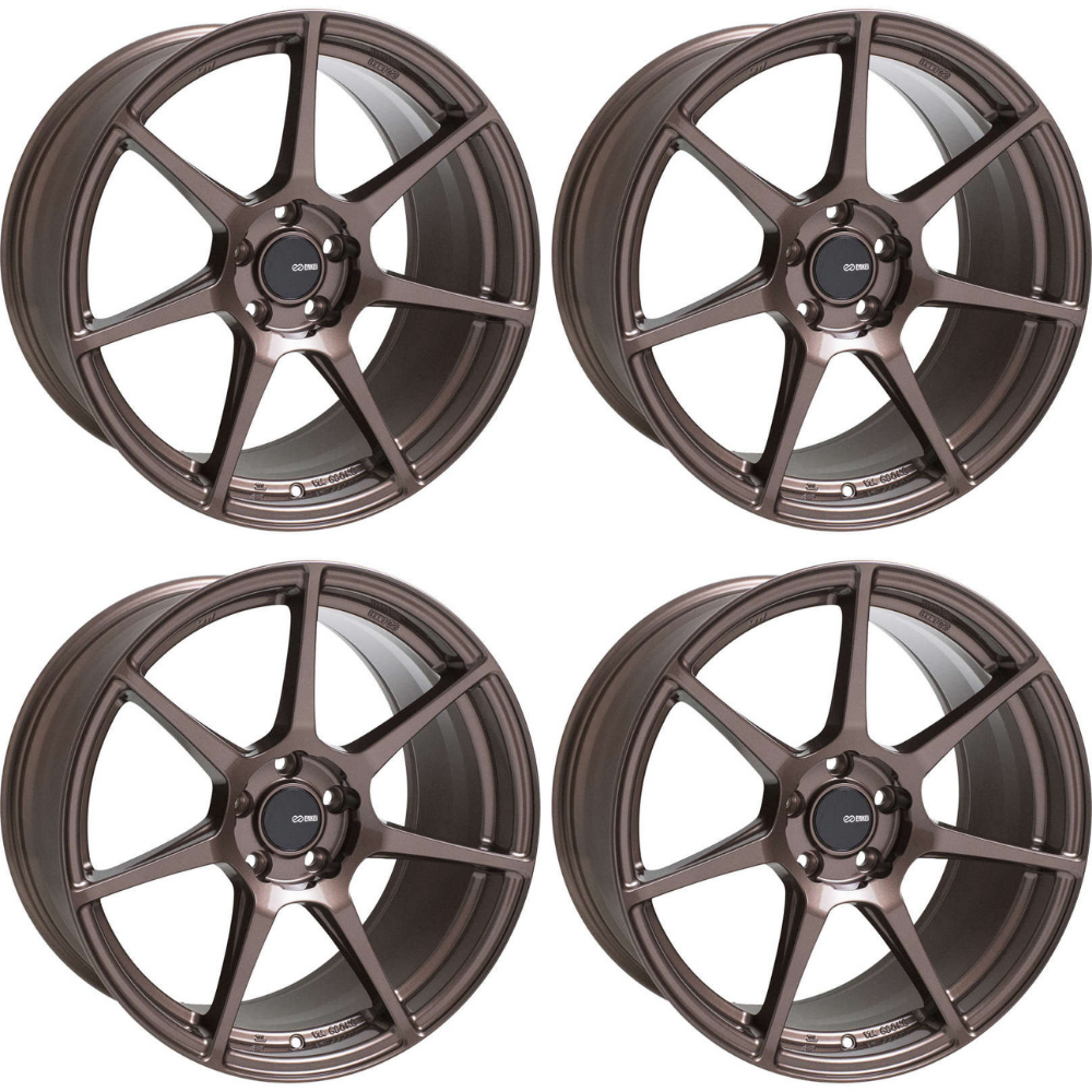 (set of 4) Enkei TFR Copper | 18x8" +45mm | 5x112mm Wheel