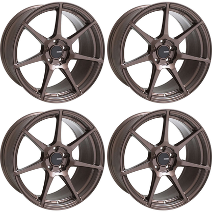 (set of 4) Enkei TFR Copper | 18x8" +45mm | 5x112mm Wheel
