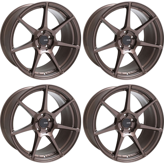 (set of 4) Enkei TFR Copper | 18x8" +45mm | 5x112mm Wheel