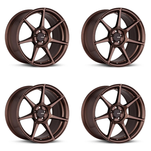 (set of 4) Enkei TFR Copper | 18x8.5" +45mm | 5x114.3mm Wheels