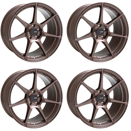 (set of 4) Enkei TFR Copper | 18x8.5" +45mm | 5x100mm Wheel