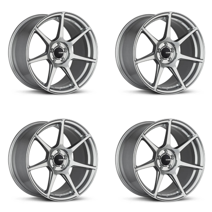 (set of 4) Enkei TFR Storm Gray | 18x9.5" +45mm | 5x100mm Wheels