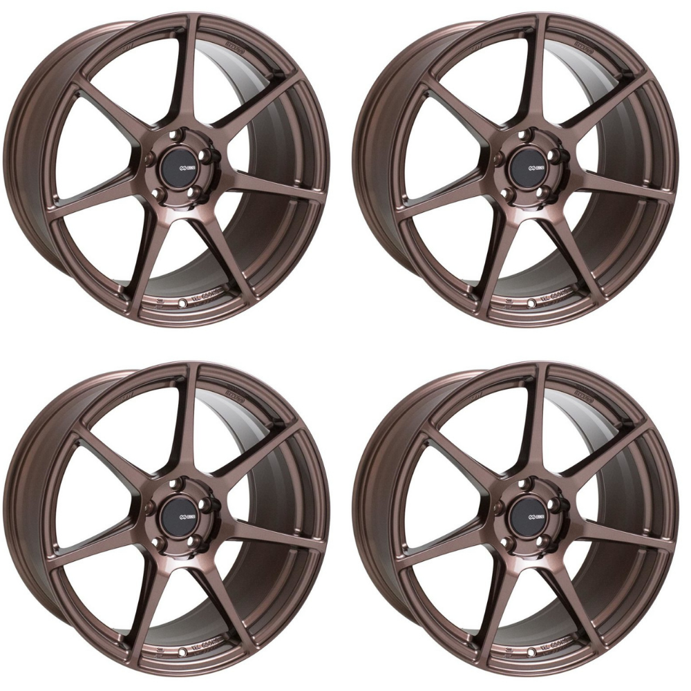 (set of 4) Enkei TFR Copper | 18x9.5" +45mm | 5x100mm Wheel