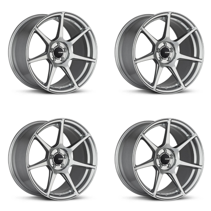 (set of 4) Enkei TFR Storm Gray | 19x8.5" +35mm | 5x114.3mm Wheels