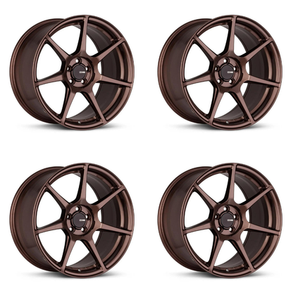 (set of 4) Enkei TFR Copper | 19x8.5" +35mm | 5x114.3mm Wheels