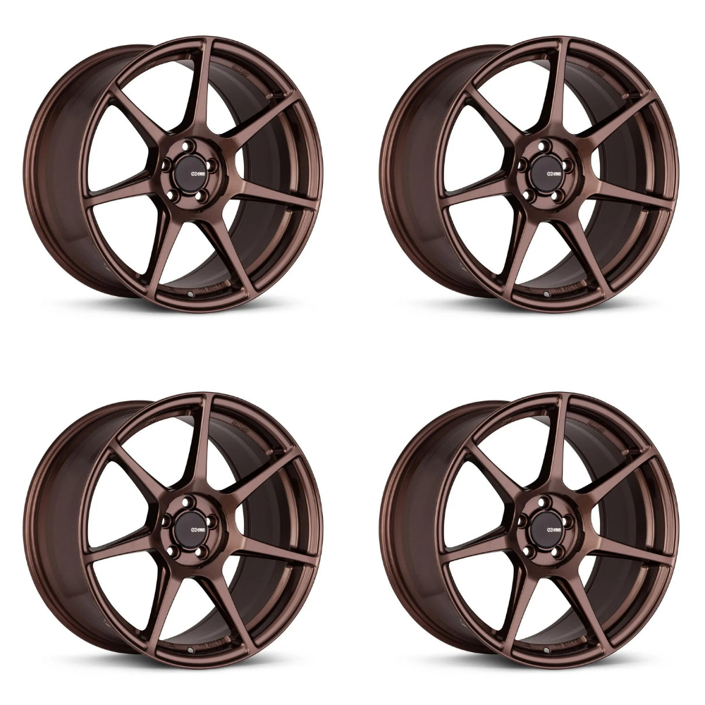 (set of 4) Enkei TFR Copper | 19x8.5" +45mm | 5x114.3mm Wheels