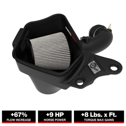 aFe Magnum FORCE Stage-2 Pro Dry S Cold Air Intake | BMW 3 Series L6-3.0L (06-13) (54-13053D)