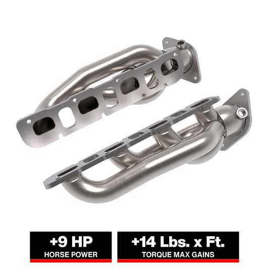 aFe 1-7/8" Twisted Steel 304SS Shorty Headers | Ram 1500 TRX V8-6.2L 2021 (48-32030)