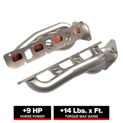 aFe Power Twisted Steel 304SS Shorty Header | Ram 1500 TRX V8-6.2L (48-32030-T)