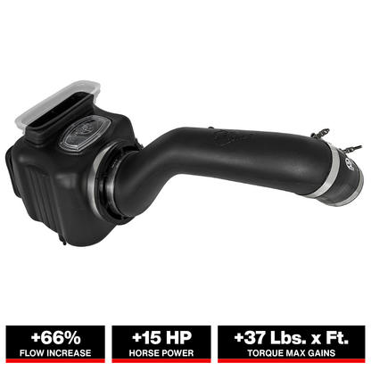 aFe Momentum HD Pro DRY S Cold Air Intake | GM Diesel Trucks V8-6.6L (17+) (51-74008)