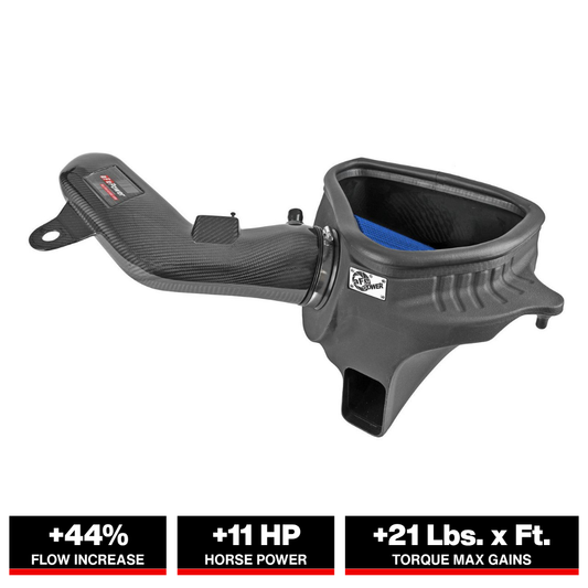 aFe Track Series Carbon Fiber Intake w/Pro 5R Filter | BMW M2 (F87) L6 3.0L N55 (16-18) (57-10004R)