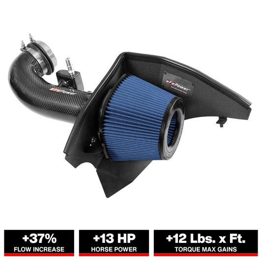 aFe Track Series Carbon Fiber Pro 5R AIS Intake | Chevrolet Camaro SS 2016-2019 (57-10005R)