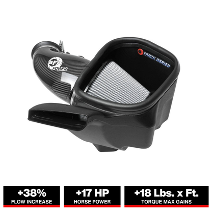 aFe 6.4L Track Series Carbon Fiber Cold Air Intake w/ Pro DRY S Filter | Jeep Grand Cherokee (12-21) (57-10014D)