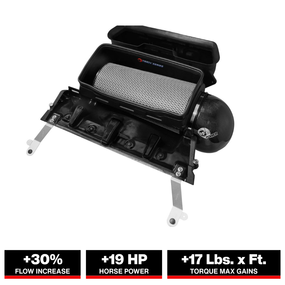 aFe Carbon Fiber Cold Air Intake w/ Pro DRY S | RAM 1500 TRX 2021-2023 (57-10022D)