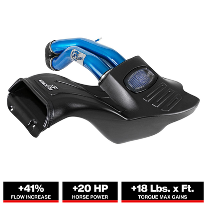 aFe Momentum XP Cold Air Intake w/ Pro 5R Blue | Ford F-150 V8 5.0L 2015-19 (50-30024RL)