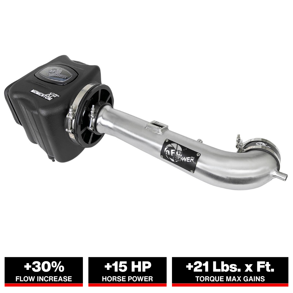 aFe Momentum XP Cold Air Intake w/ Pro 5R Brushed | GM Silverado/Sierra 1500 2014-19 (50-30028RH)