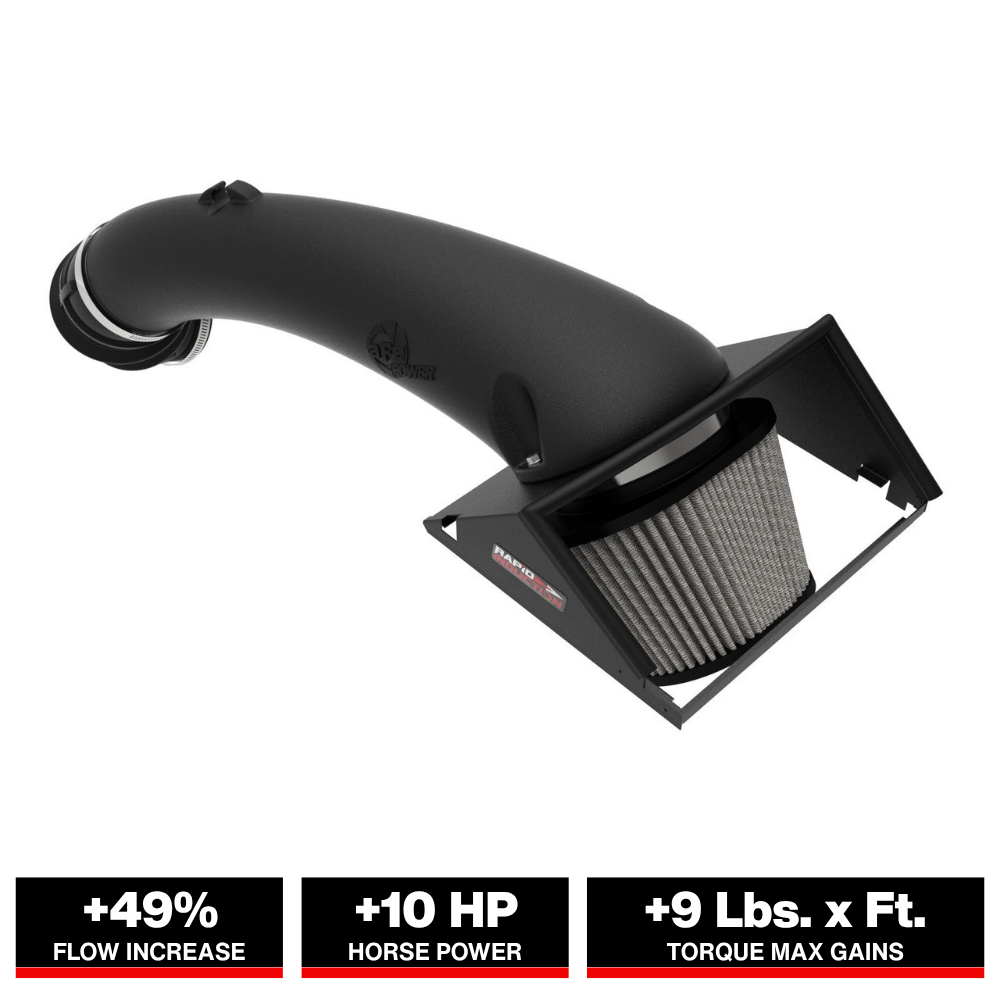 aFe Rapid Induction Pro DRY S Cold Air Intake | Ford F-150 V8-5.0L (21+) (52-10012D)