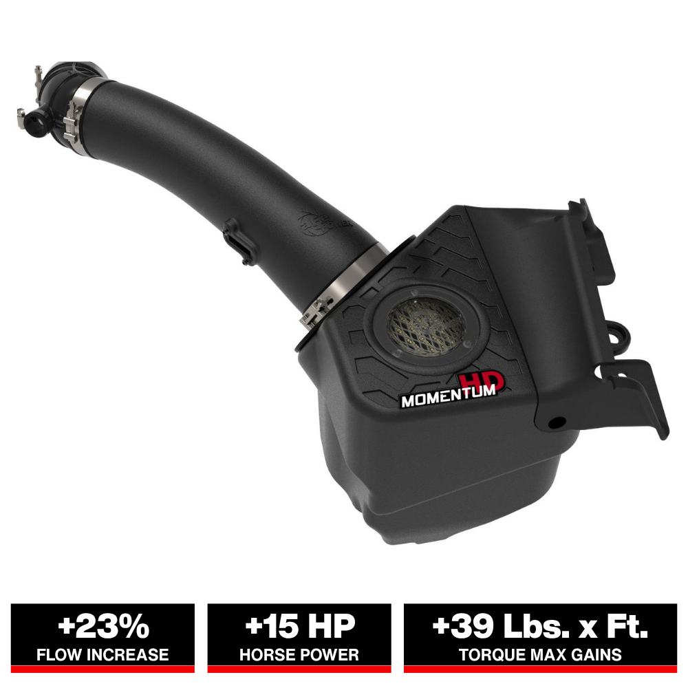 aFe Momentum HD Cold Air Intake w/ Pro GUARD7 | Jeep Wrangler JL V6-3.0L TD (50-70062G)
